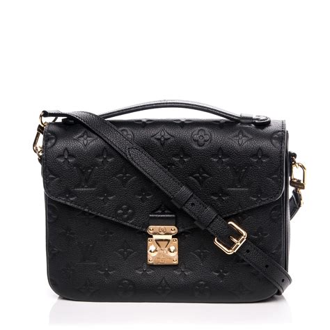 louis vuitton empreinte pochette metis black